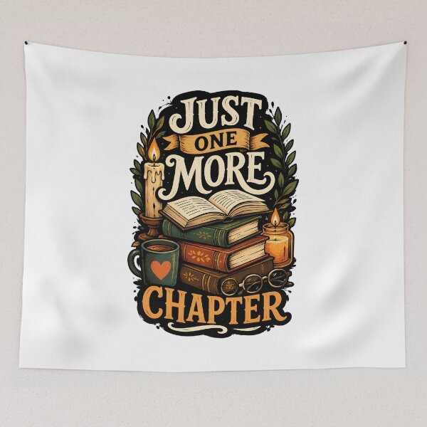 Item preview, Just One More Chapter Vintage Book Stack designed and sold by Mr Lee.