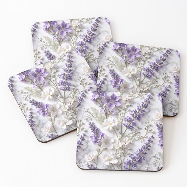 Item preview, Lavender Floral Botanical Sprigs Art designed and sold by IntelliMindDesigns.