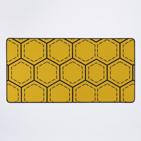 Item preview, Yellow and Black Hexagon Honeycomb Graphic Geometric Seamless Pattern Background designed and sold by Longsilp.