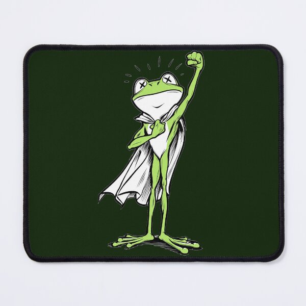 Item preview, Funny Green Frog Superhero - Kids Birthday or Graduation Gift designed and sold by PixelQ.