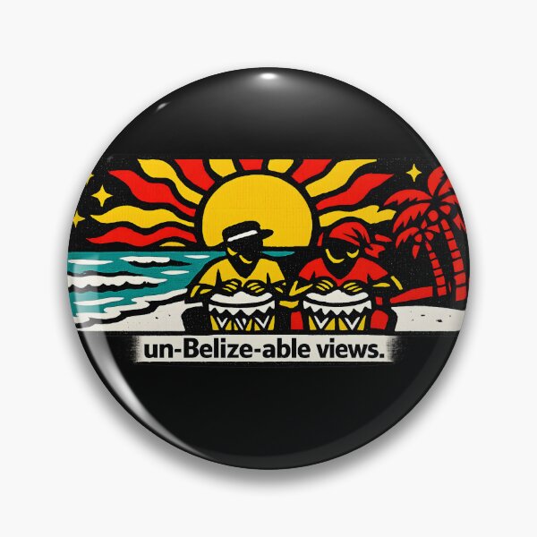 Item preview, Un-Belize-able Views designed and sold by KungPowUnicorn.