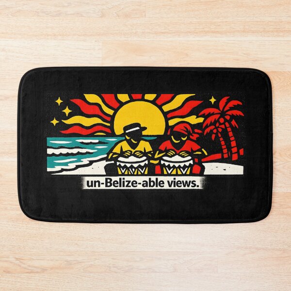 Item preview, Un-Belize-able Views designed and sold by KungPowUnicorn.
