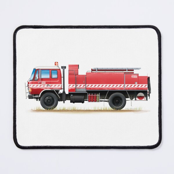 Item preview, Hino FF172 4x2 Tanker CFA designed and sold by Grubby Fingers Aircraft Illustration.