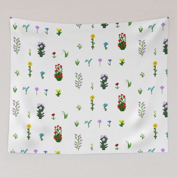 Item preview, Minecraft Flower Collection | Pixel Art Flowers designed and sold by vitrar.