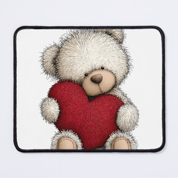 Item preview, Sweet Fluffy Bear Love Illustration designed and sold by Articora.