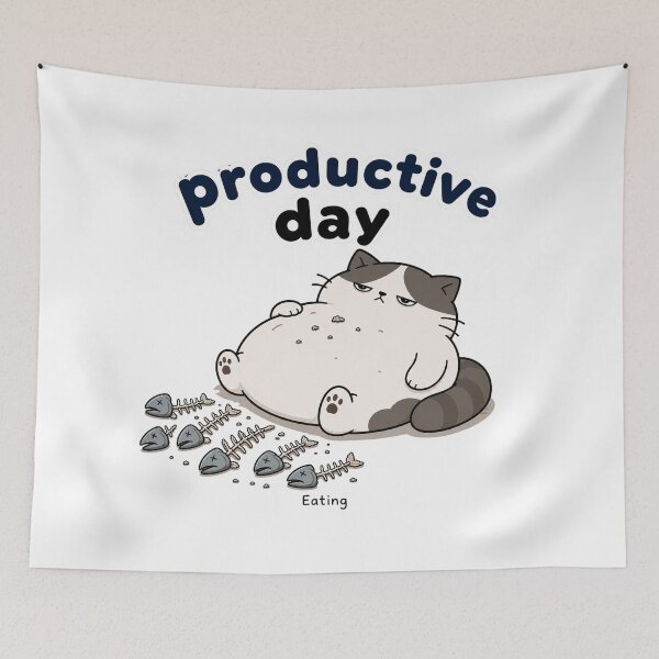 Item preview, Productive day! eating? oh. designed and sold by vecart34.