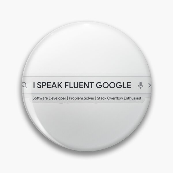 Item preview, I Speak Fluent Google designed and sold by CtrlZHumor.