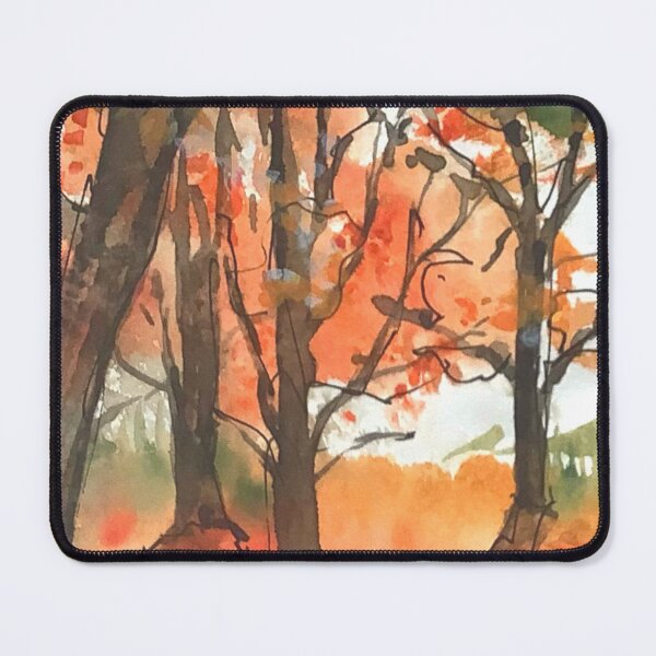 Item preview, Autumn Trees Watercolor designed and sold by Harriet Wenske.