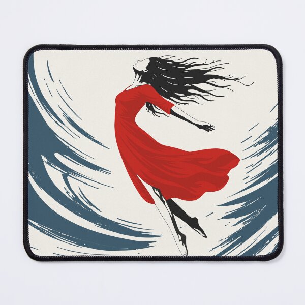 Item preview, Woman in Red Dress Print designed and sold by Studio pod Burom.