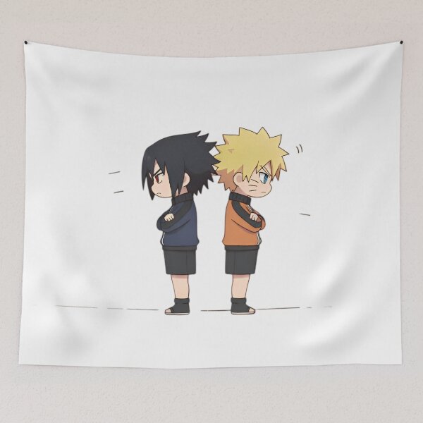 Item preview, Naruto & Sasuke Chibi Rivalry | Cute Anime Best Friends Aesthetic Art designed and sold by Dyan4.