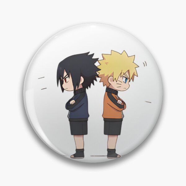 Item preview, Naruto & Sasuke Chibi Rivalry | Cute Anime Best Friends Aesthetic Art designed and sold by Dyan4.