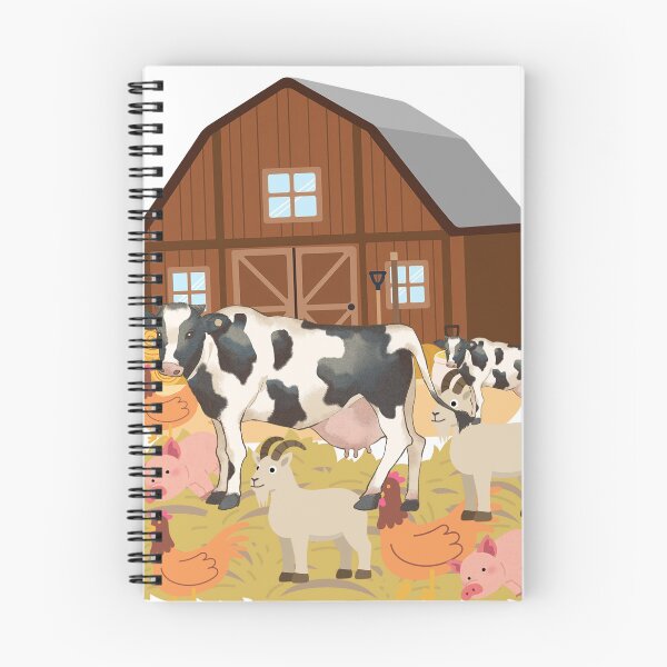 Item preview, Cute Farm Animals at the Barn | Cow, Goat, Pig & Chicken Country Life designed and sold by Extremeallie.