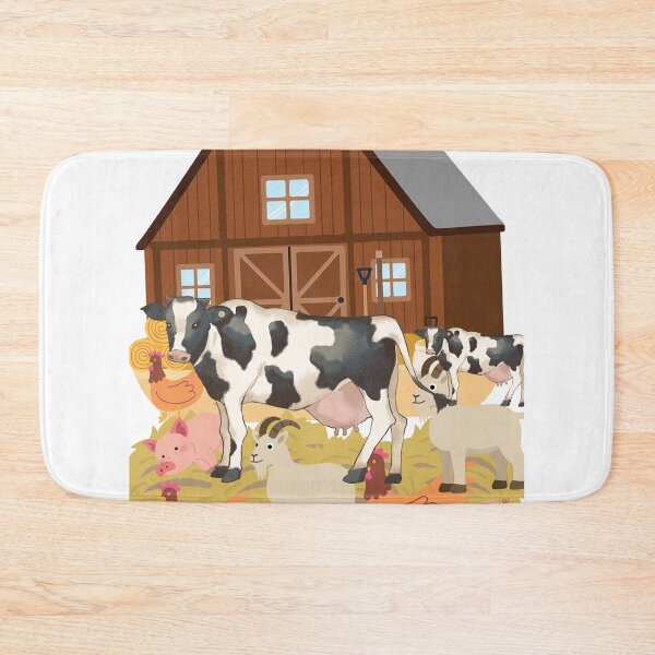 Item preview, Cute Farm Animals at the Barn | Cow, Goat, Pig & Chicken Country Life designed and sold by Extremeallie.