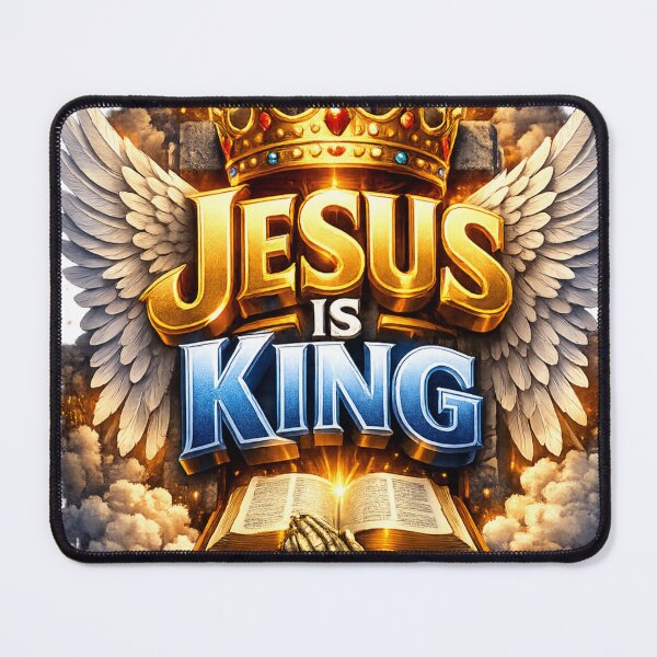 Item preview, Jesus Is King Christian Bible Verse Design designed and sold by Jesusloverbrand.