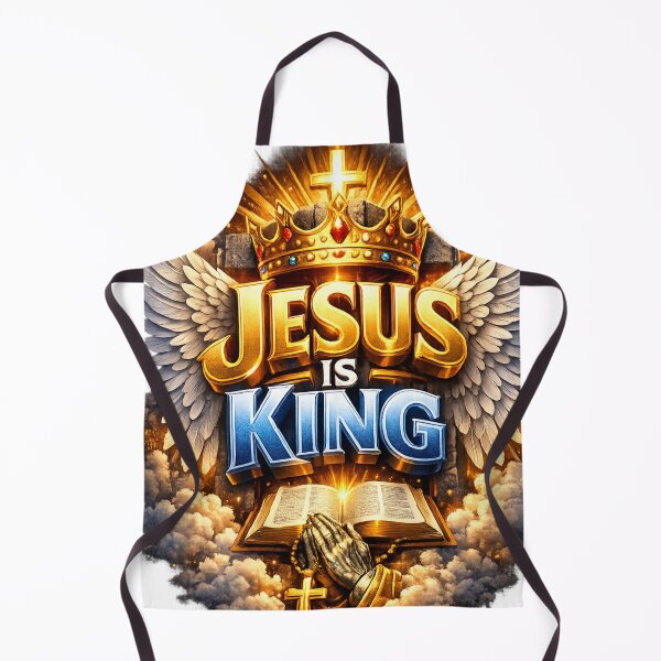 Item preview, Jesus Is King Christian Bible Verse Design designed and sold by Jesusloverbrand.