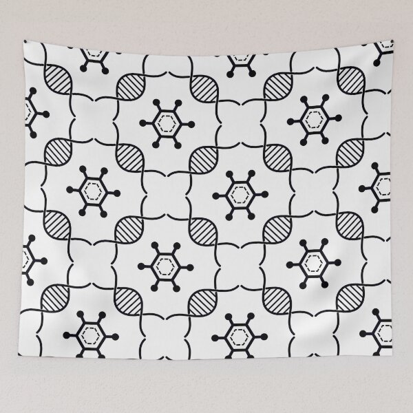 Item preview, Decorative geometric dna seamless pattern designed and sold by Longsilp.