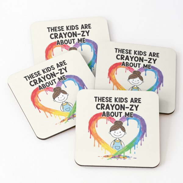 Item preview, These Kids Are Crayon-Zy About Me Funny Teacher Appreciation Gift designed and sold by PixelQ.