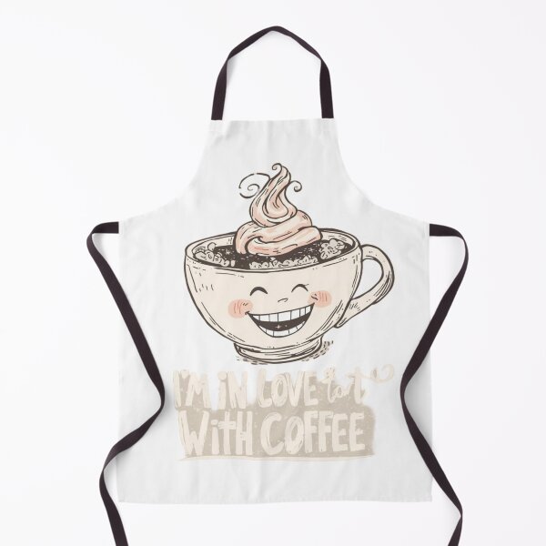 Item preview, I'm In Love With Coffee - Cute Retro Coffee Cup Illustration designed and sold by Chelevisuals.