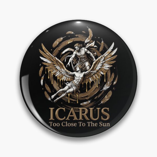 Item preview, ICARUS – Too Close To The Sun | Greek Mythology Premium Apparel Collection designed and sold by CallisC-Arts.