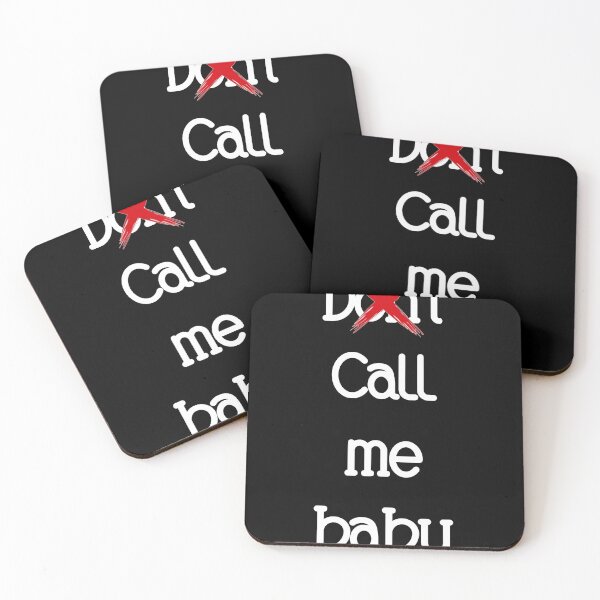 Item preview, Call Me Baby (But Not That) – Funny Minimalist Typography Design designed and sold by halibutgoatramb.