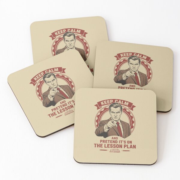 Item preview, Funny Teacher Appreciation Gift Keep Calm Pretend It's On The Lesson Plan designed and sold by PixelQ.