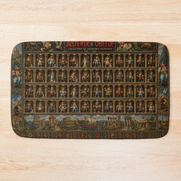 Item preview, Asterix & Obelix – Vintage Figurine Collection in 3D Micro-Mosaic designed and sold by JcAbstractArt.