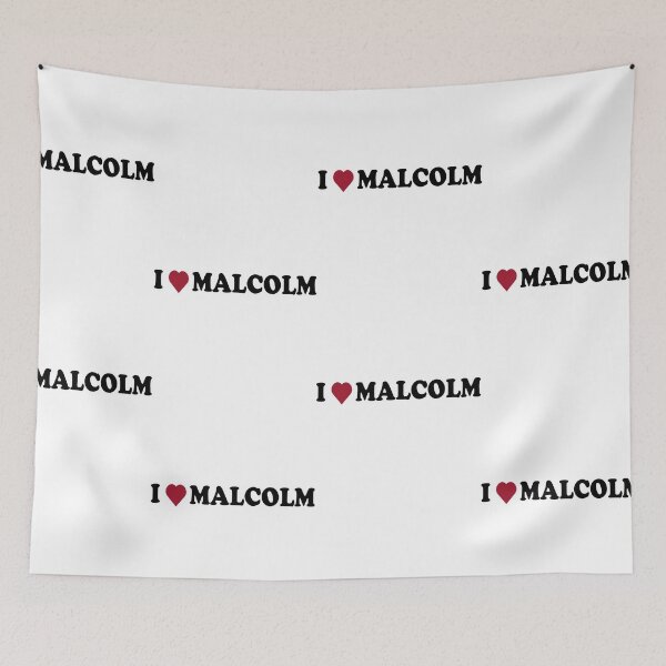 Item preview, I Love Malcolm designed and sold by DesignForYou79.