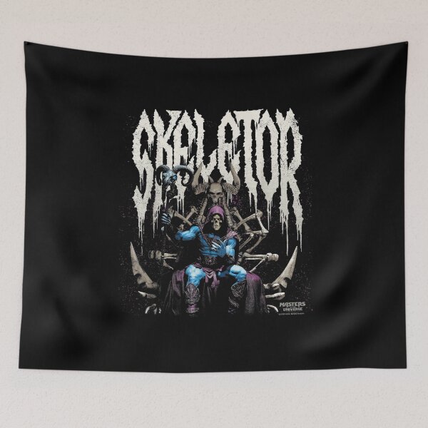 Item preview, Dark Skeleton Warlord Throne Heavy Metal Fantasy Design designed and sold by RawGfxPlanet.
