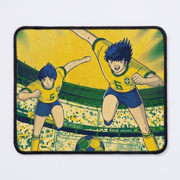 Item preview, Retro Brazil Football Anime Style - Vintage 2026 World Cup Halftone Graphic designed and sold by zumerdiego.