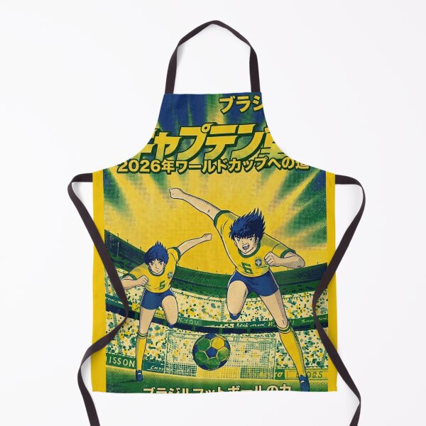 Item preview, Retro Brazil Football Anime Style - Vintage 2026 World Cup Halftone Graphic designed and sold by zumerdiego.