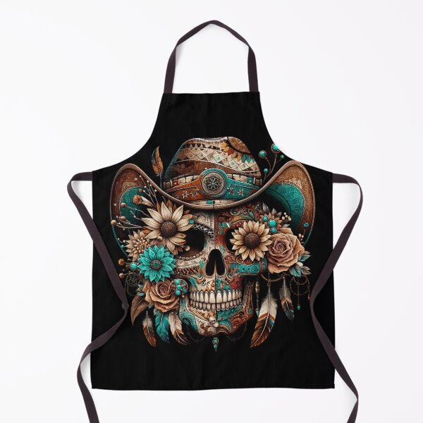 Item preview, Boho Western Skull Floral Illustration designed and sold by Articora.
