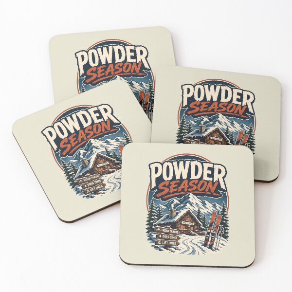 Item preview, Powder Season Vintage Ski Lodge designed and sold by Mr Lee.