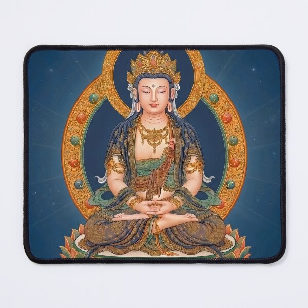 Item preview, Mahavairochana the primordial Buddha designed and sold by Black Cat Matters.