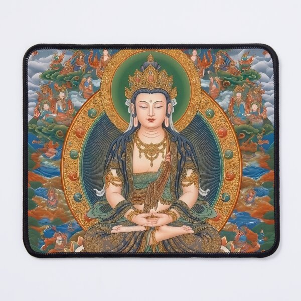 Item preview, Mahavairochana the primordial Buddha designed and sold by Black Cat Matters.