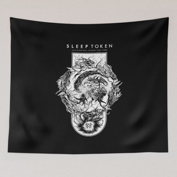 Item preview, Occult Sigil Monochrome Metal Album Art Design designed and sold by RawGfxPlanet.