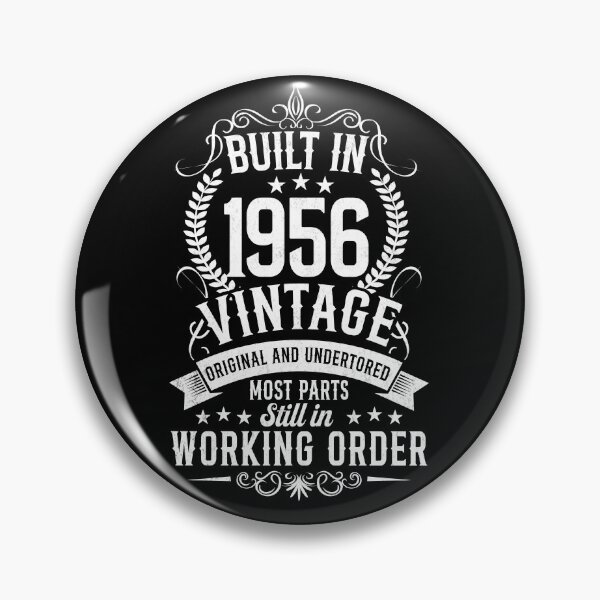 Item preview, Built In 1956 Vintage 70th Birthday Retro Party Gift designed and sold by FernaRoje.
