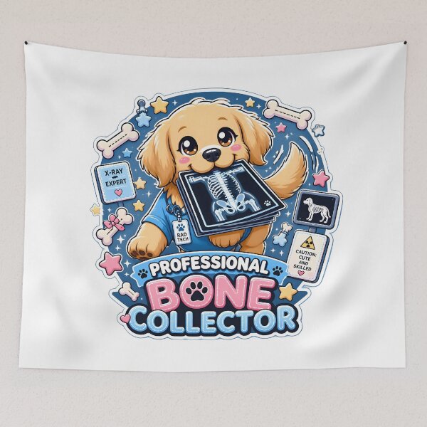 Item preview, Professional Bone Collector | Cute Veterinary Radiology Dog designed and sold by Bettybee00.