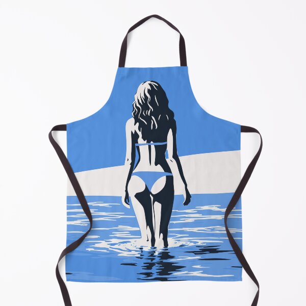 Item preview, Minimalist Female Figure Beach Art designed and sold by Studio pod Burom.