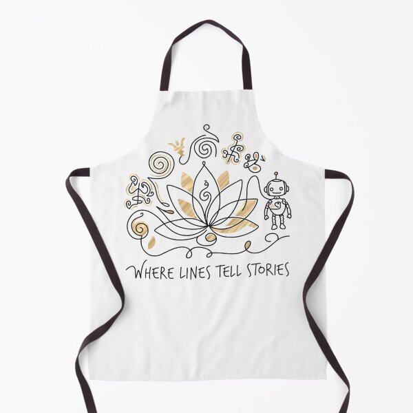 Item preview, Where Lines Tell Stories - Whimsical Botanical Lotus designed and sold by jee532.