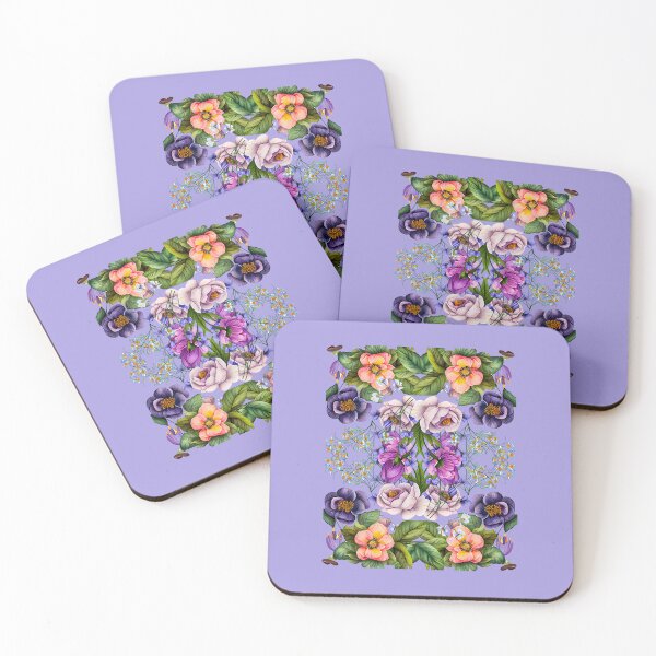Item preview, Floral Kaleidoscope Design designed and sold by Nene Bird Designs.