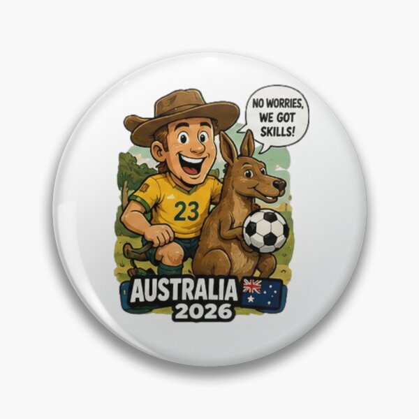 Item preview, Australia 2026 Soccer Fan Sticker designed and sold by syndia2209.