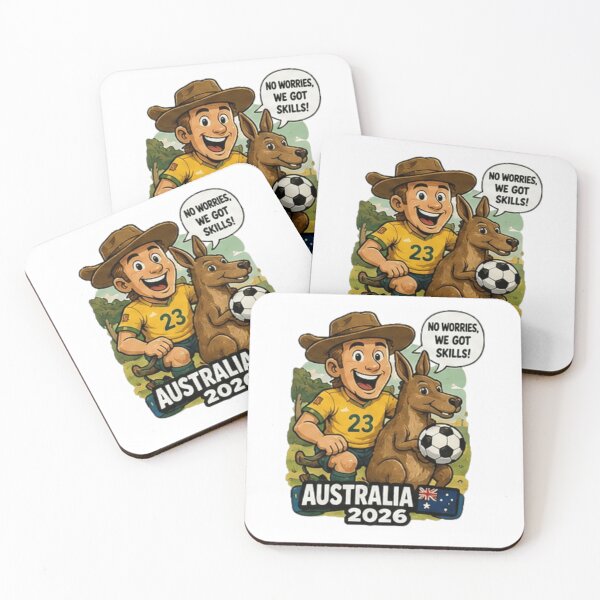 Item preview, Australia 2026 Soccer Fan Sticker designed and sold by syndia2209.