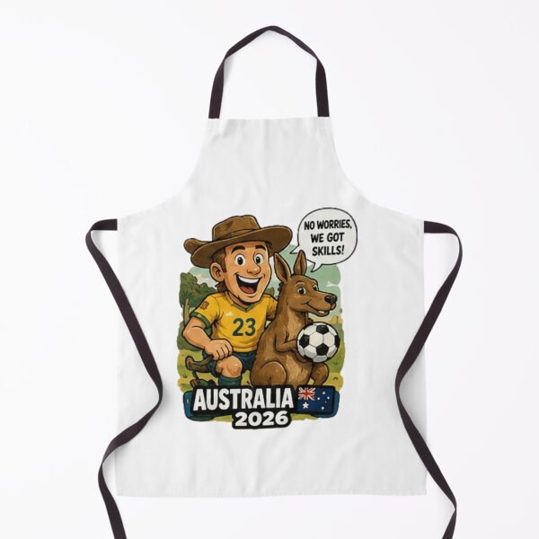 Item preview, Australia 2026 Soccer Fan Sticker designed and sold by Pixanova.