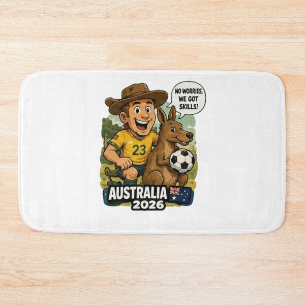 Item preview, Australia 2026 Soccer Fan Sticker designed and sold by Pixanova.