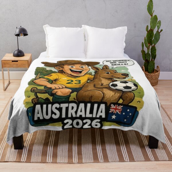 Item preview, Australia 2026 Soccer Fan Sticker designed and sold by syndia2209.