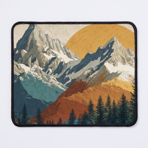 Item preview, Mountain national park at sunrise designed and sold by gaylelyons.