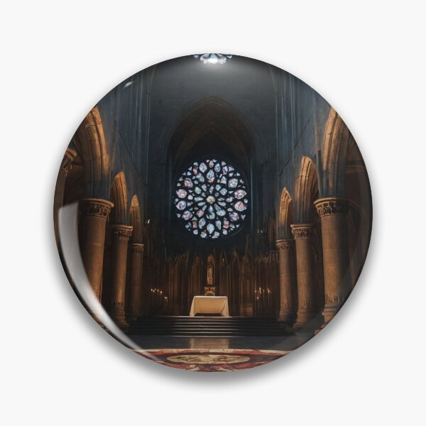 Item preview, Cathedral Wolf Window With Crimson Altar designed and sold by GeoWhimsy Studio.