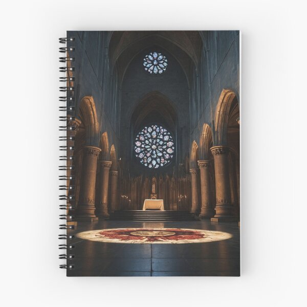 Item preview, Cathedral Wolf Window With Crimson Altar designed and sold by GeoWhimsy Studio.