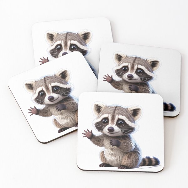 Item preview, Cute Loveable Baby Racoon designed and sold by JocartyGifts.