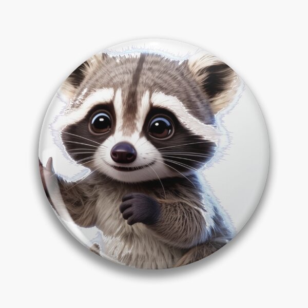 Item preview, Cute Loveable Baby Racoon designed and sold by JocartyGifts.